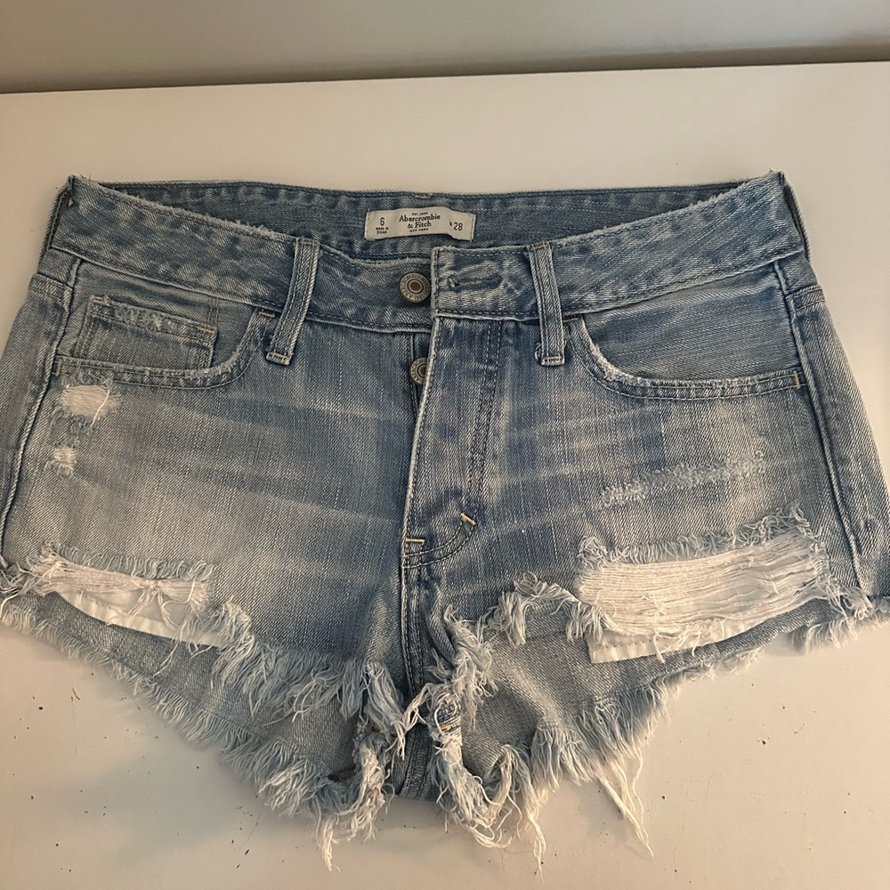 Abercrombie and fit jean shorts
